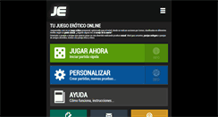 Desktop Screenshot of juegoerotiko.com